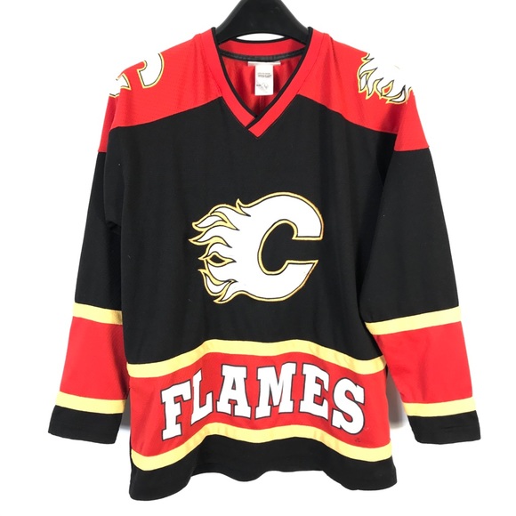 NHL Calgary flames jersey top youth L(14-16)